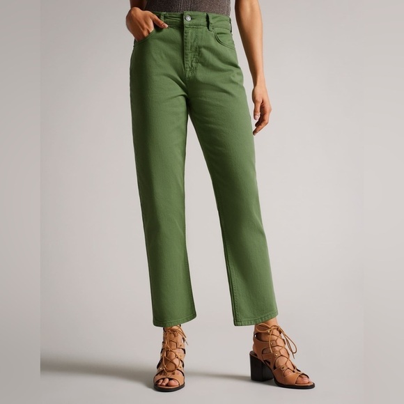NWT - Ted Baker Rinalda Jeans - green - size 25 - Picture 1 of 9